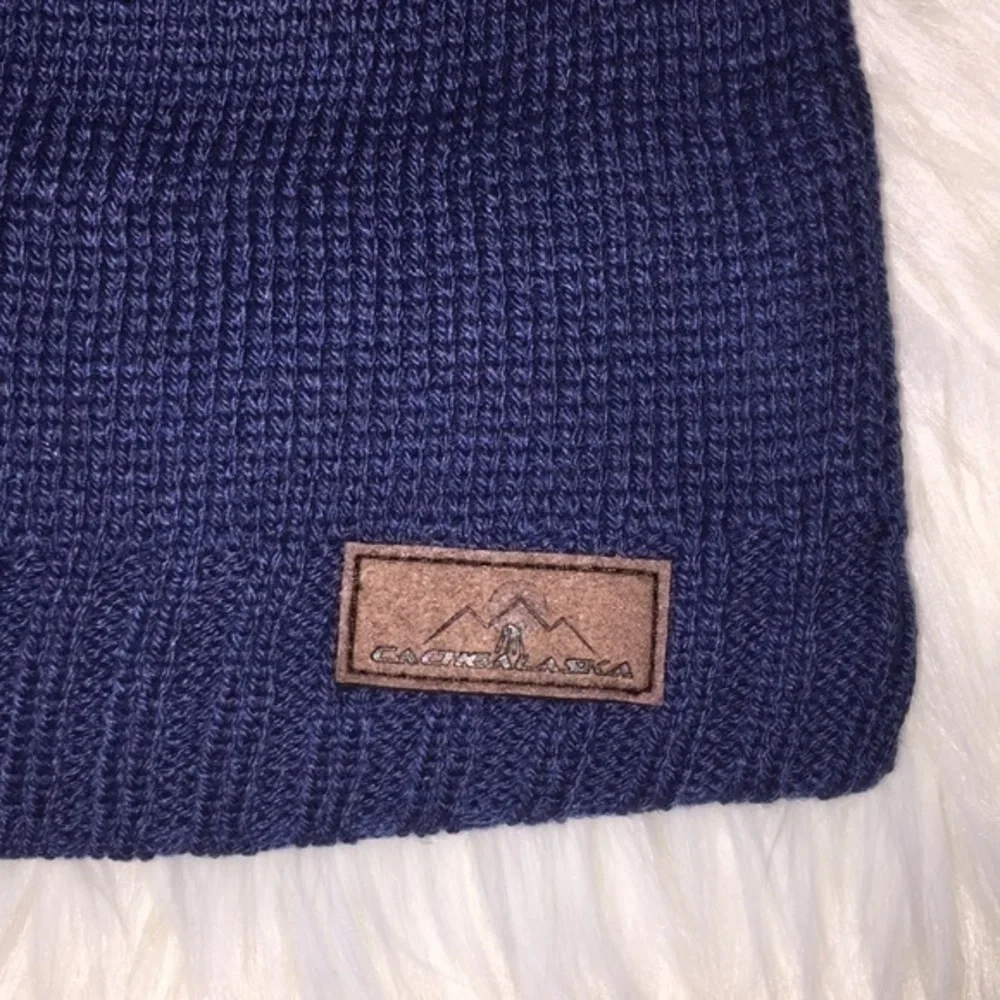 Unisex Blue Beanie Hat